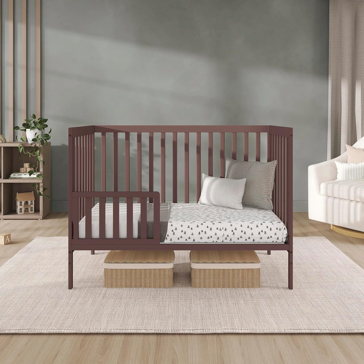 Cuna para bebé 5 en 1, se convierte en cama para niños - Dream On Me