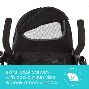 Carriola supercompacta plegable de aluminio y tela