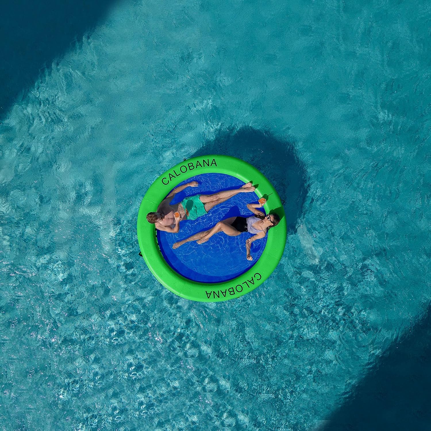 Hamaca inflable acuática redonda