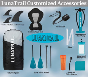 Tabla de remo inflable 335 x 85 cm