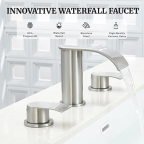Grifo para baño | Níquel cepillado
