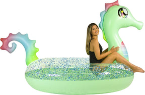 Flotador inflable de piscina gigante | Unicornio | Dragón | Caballito de Mar