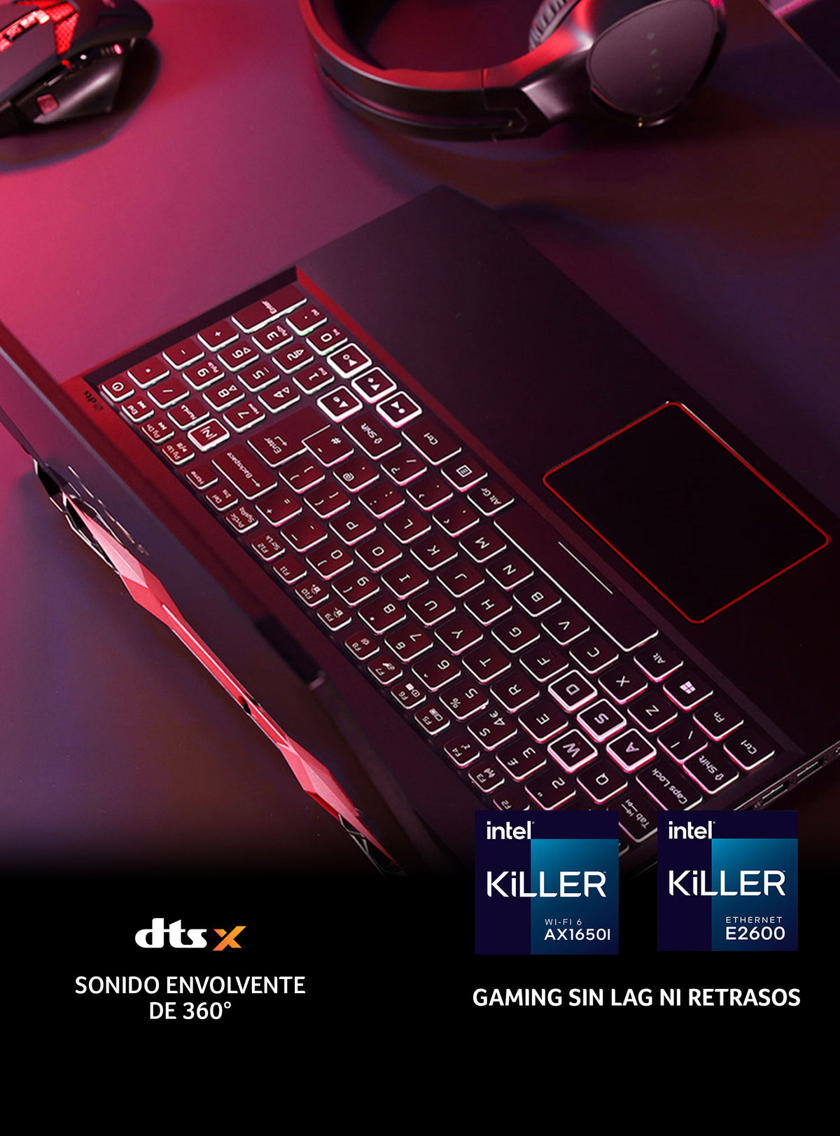 Notebook Acer Nitro 5 /15,6" Core i7/16 Gb/512 Gb/RTX 3050TI