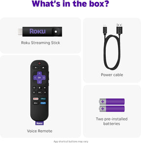 Roku Streaming Stick Hd 2025 Con Control De Voz Para Tv
