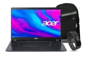 Pack notebook Acer Aspire 3 /12GB RAM/256 SSD/15.6" HD + mochila + smartband.