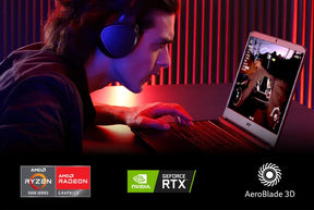 Notebook Gamer Acer Nitro 5 /AMD Ryzen™ 5/NVIDIA® RTX 3050/16GB RAM/512GB SSD/15,6" Full HD @144Hz