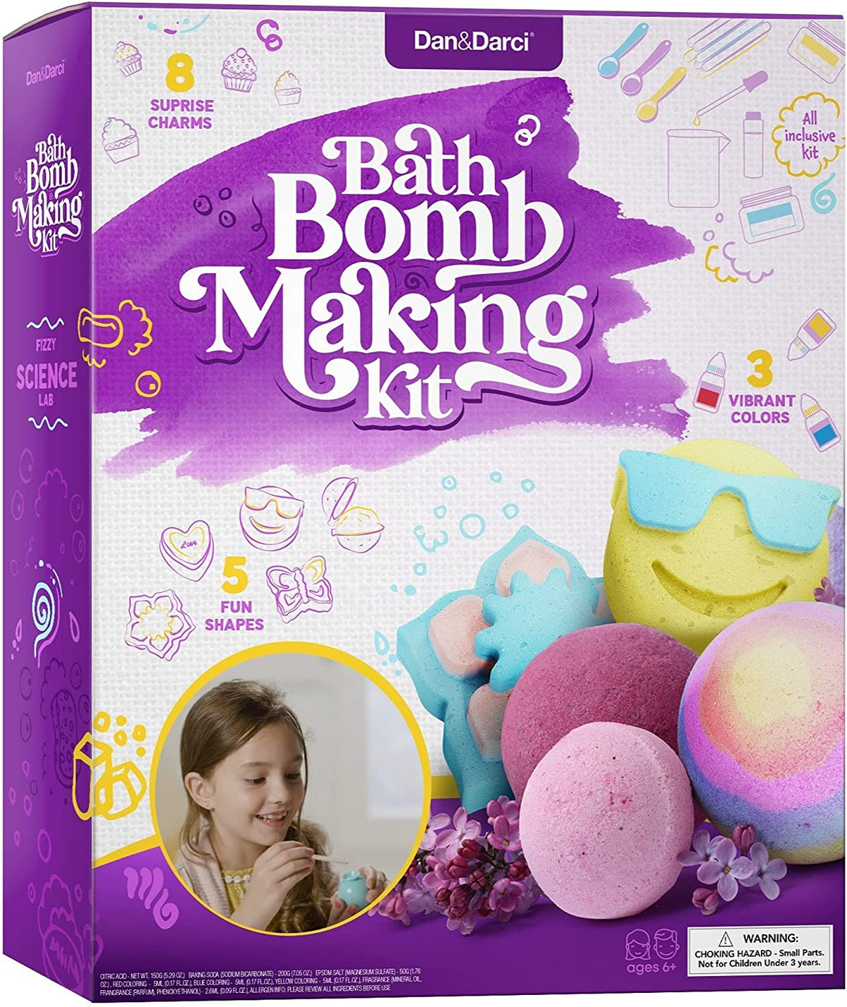 Kit de fabricación de bombas de baño para niños