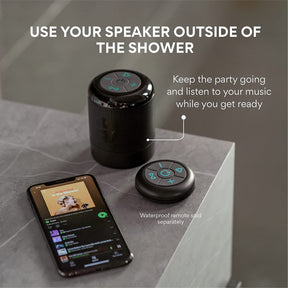 Parlante de ducha Bluetooth hidroelectrica impermeable Ampere