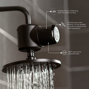 Parlante de ducha Bluetooth hidroelectrica impermeable Ampere