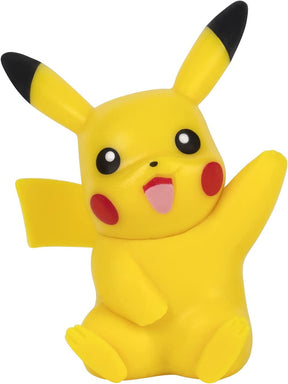 Figuras Clip N Go con Pikachu, Vulpix y Bola de lujo, Eevee y Poké Ball, Machop y Ultra Ball