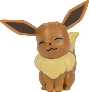 Figuras Clip N Go con Pikachu, Vulpix y Bola de lujo, Eevee y Poké Ball, Machop y Ultra Ball