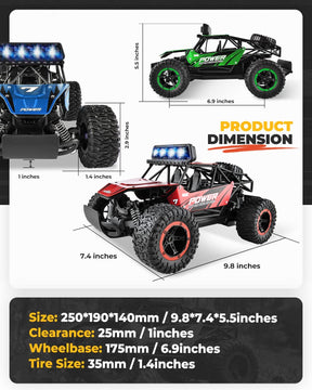 Auto Monster radiocontrolado a escala tracción en 2 ruedas Bezgar