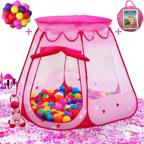 Tienda de Campaña para niños con accesorios para juegos Castillo Princesa
