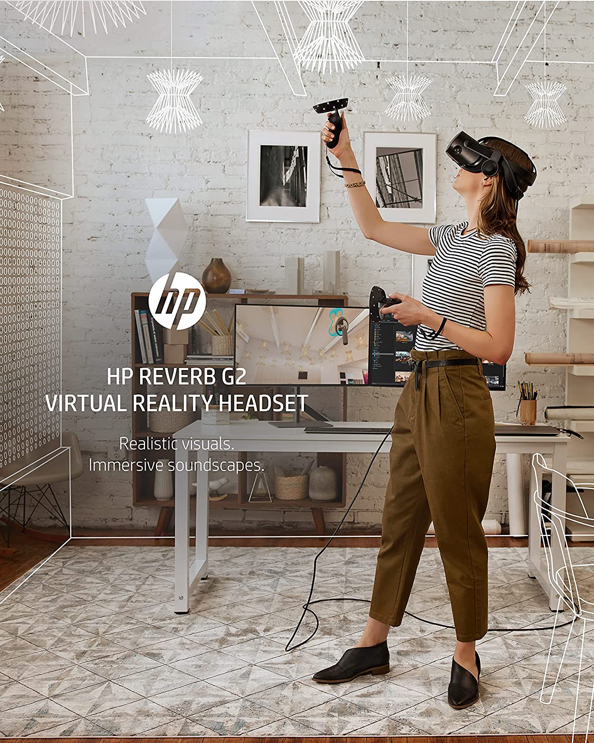 Lentes de Realidad Virtual Reverb G2  HP