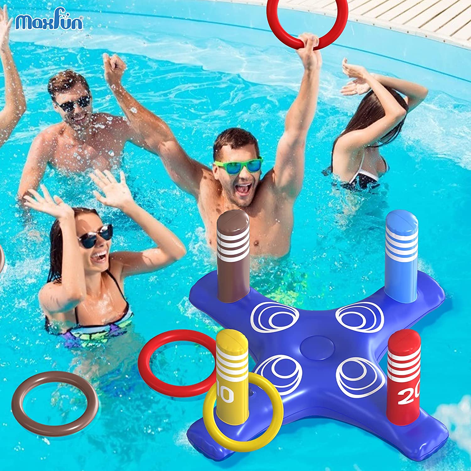 Juego inflable deportivo para piscina Max Fun