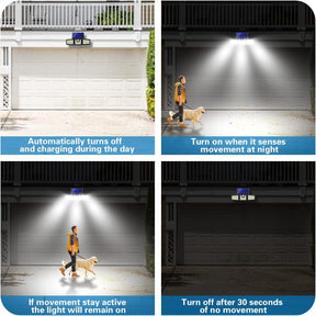Pack de 2 luces solares con sensor de movimiento AmeriTop