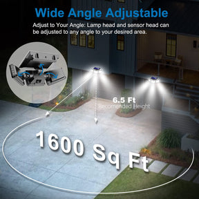 Pack de 2 luces solares con sensor de movimiento AmeriTop