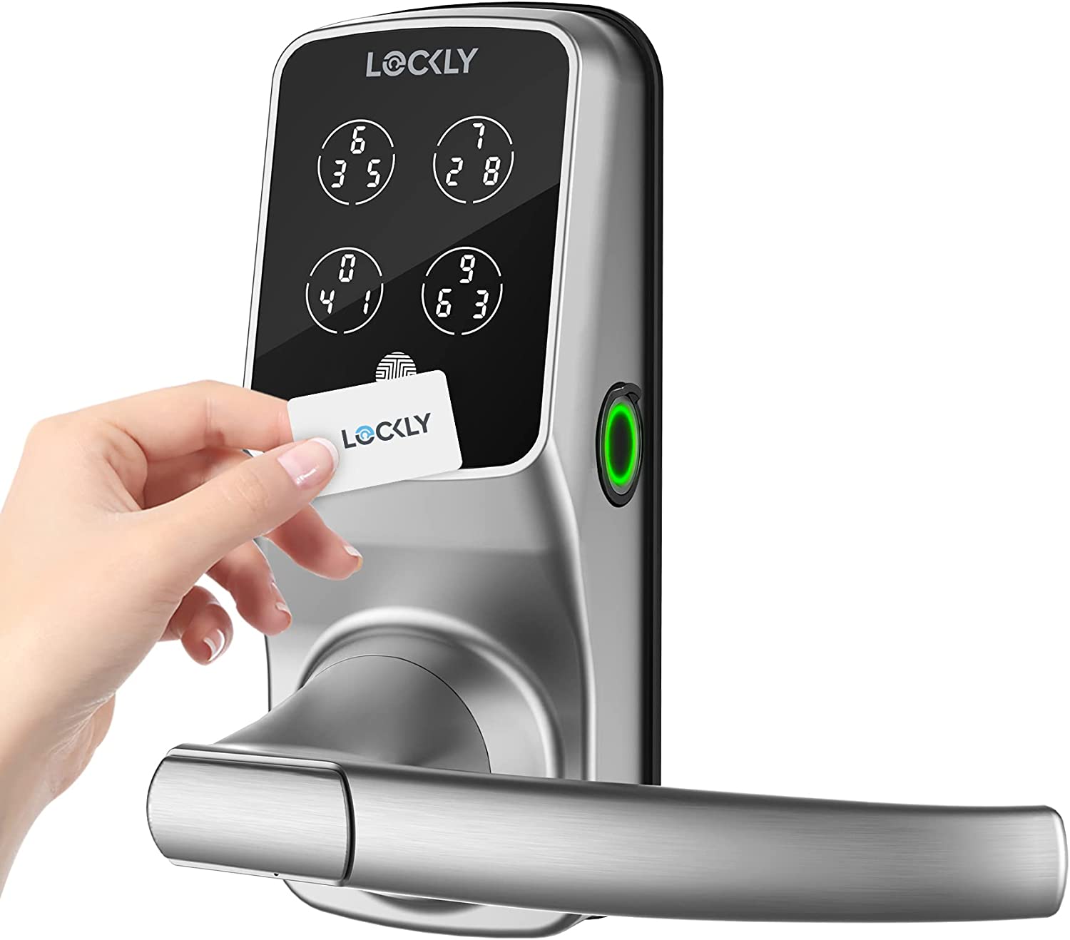 Cerradura Inteligente Bluetooth con huella sin llave, Lockly