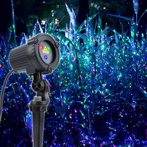Luces láser proyector al aire libre 3 colores a prueba de agua aire libre Caiyue