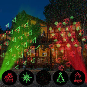 Luces láser proyector al aire libre 3 colores a prueba de agua aire libre Yinuo Light