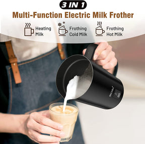 Espumador de leche | Eléctrico de acero inoxidable