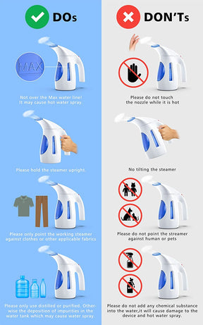 Vaporizador para ropa | Portátil de mano