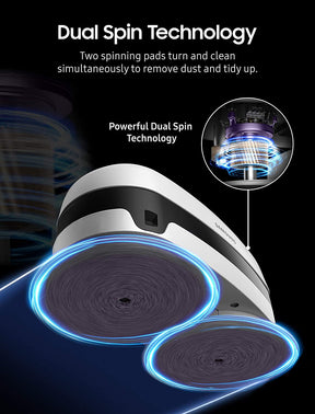 Robot limpiador microfibra de doble giro | Samsung