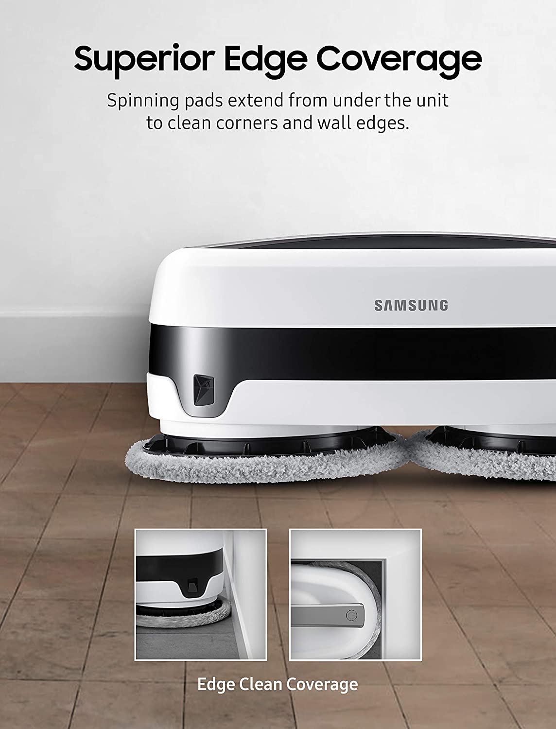 Robot limpiador microfibra de doble giro | Samsung