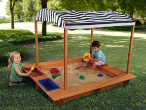 Caja de arena con toldo para juegos KidKraft