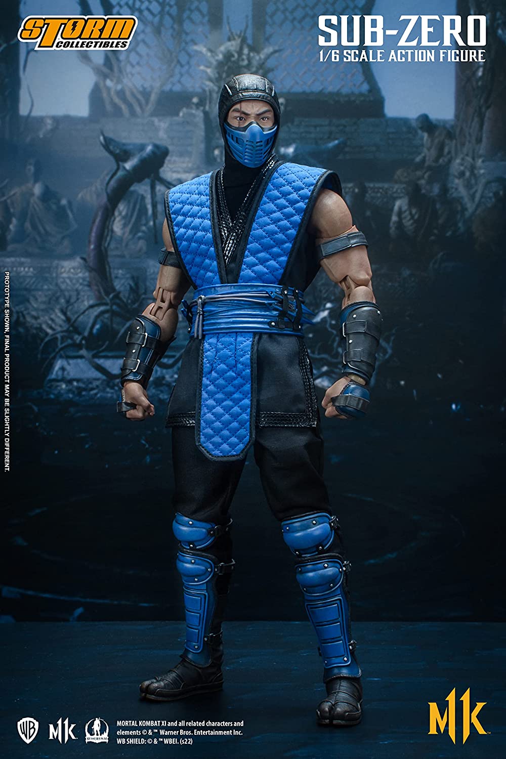 Figura de Acción Sub Zero Mortal Kombat Storm Collectibles