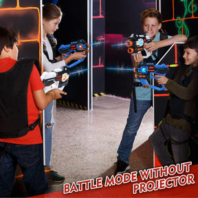 Pistola láser para niños con proyector