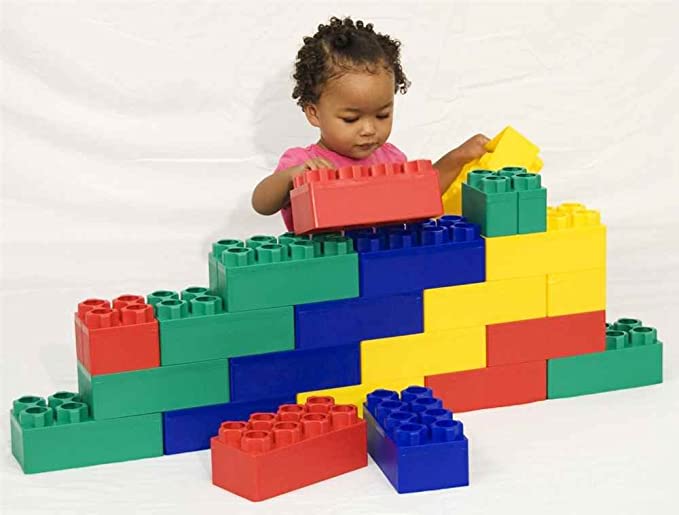 Juego de 24 piezas de bloques jumbo para aprendizaje