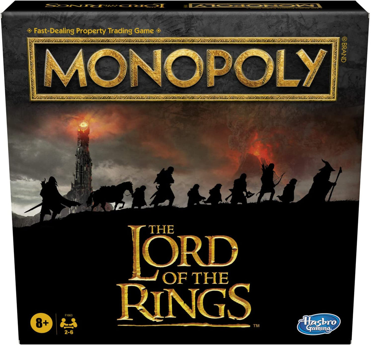 Juego de mesa de Monopoly El Señor de los Anillos Edition Hasbro Games