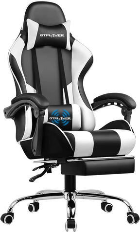 Silla con reposapiés y soporte lumbar