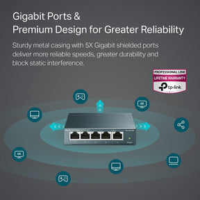 TP-Link Switch de red de 5 puertos / TL-SG105