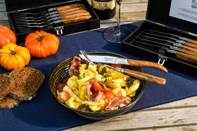 Juego de 6 cuchillos para carne madera de olivo | Laguiole Style de Vie