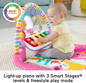 Juguete de piano para niños Deluxe Kick 'n Play Fisher-Price
