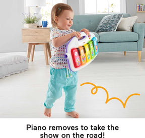 Juguete de piano para niños Deluxe Kick 'n Play Fisher-Price
