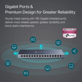 TP-Link Switch de 16 puertos ‎/ TL-SG116