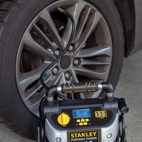 Cargador Batería | Compresor para Auto con Carga USB y Luz