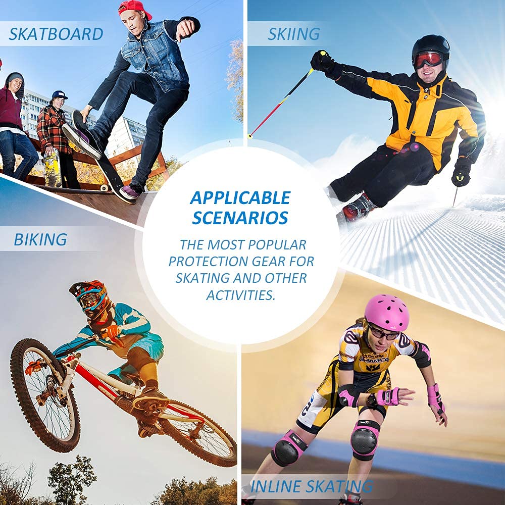 Equipo de protección para scooter, monopatín, ciclismo, patinaje JBM