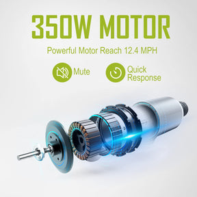 Monopatín eléctrico S11 con mando a distancia inalámbrico, velocidad máxima de 12.4 mph, rango de 6-9 millas, 350 W de motor para adultos y adolescentes Hiboy