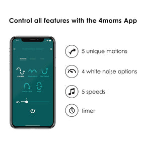 Cuna moisés mecedora de Bebe Bluetooth 4moms