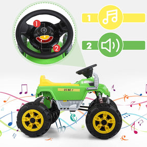 Mini moto a batería eléctrica para niños con 2 velocidades y música