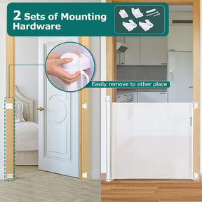 Puerta retráctil para Bebé para escaleras