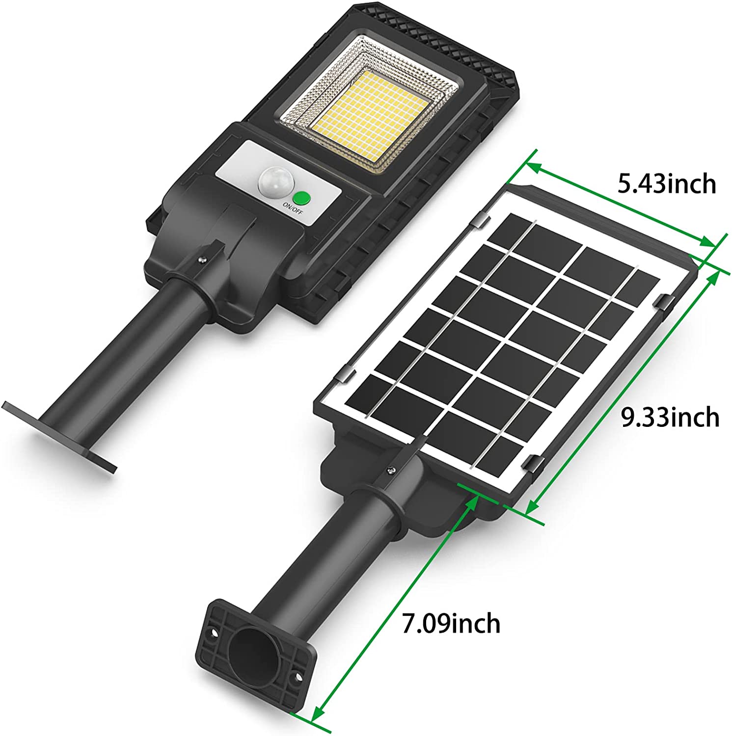Pack de 4 luces solares con sensor de movimiento Engrepo