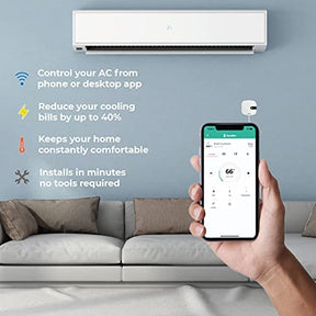 Controlador inteligente de aire acondicionado compatible con Google, Alexa, Apple HomeKit y Siri Sensibo