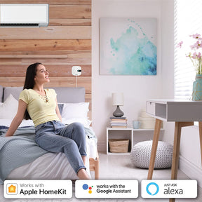 Controlador inteligente de aire acondicionado compatible con Google, Alexa, Apple HomeKit y Siri Sensibo