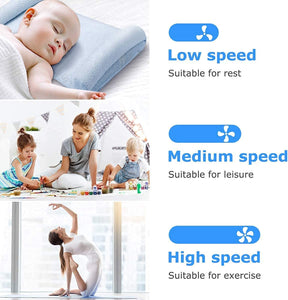Ventilador de aire acondicionado portátil 4 en 1, USB, mini enfriador de aire