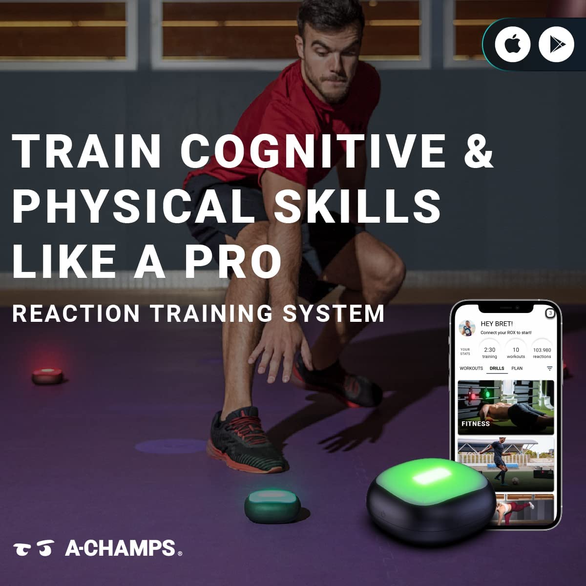 Kit de entrenamiento cognitivo y de reacción | Smart App-Connect